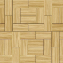 Fototapeta premium Seamless wood parquet texture illustration
