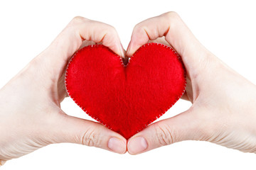 Obraz premium Health insurance or love concept