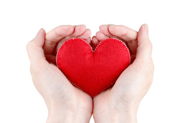 Obraz premium Health insurance or love concept