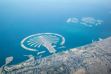 Poster Im Rahmen Küste von Dubai - Vereinigte Arabische Emirate - Luftbild,  © Mario Hagen