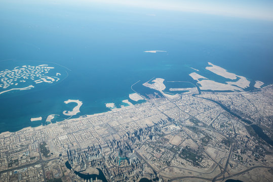 Küste von Dubai - Vereinigte Arabische Emirate - Luftbild, 