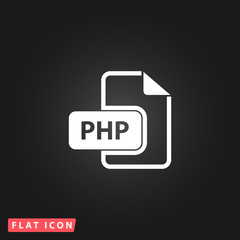 PHP computer file extension symbol.