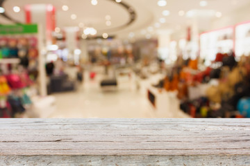 store blur background with bokeh