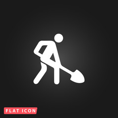building site flat icon