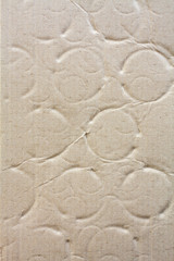 Fototapeta na wymiar Close up brown cardboard paper background and texture