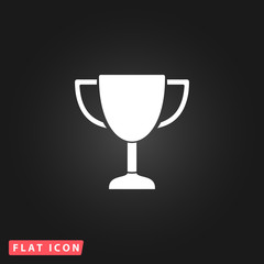 illustration of business and finance icon trophy