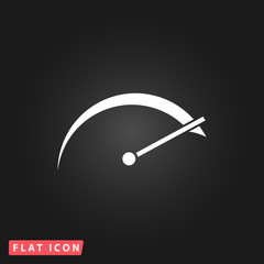 tachometer flat icon