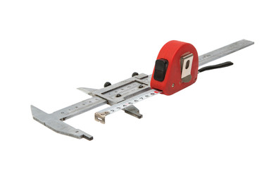 caliper with a tape measure