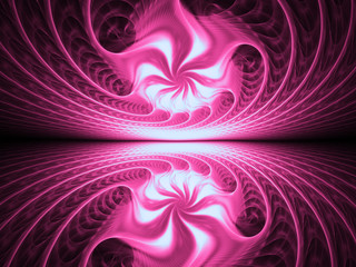 Obraz premium Abstract fractal. Fractal art background for creative design. Decoration for wallpaper desktop, poster, cover booklet. Print for clothes, t-shirt. Creative illustration for design