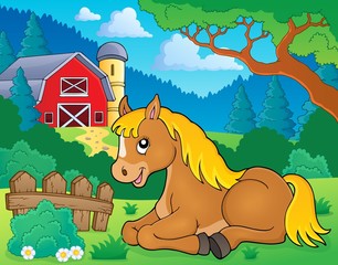 Fototapeta premium Horse topic image 2
