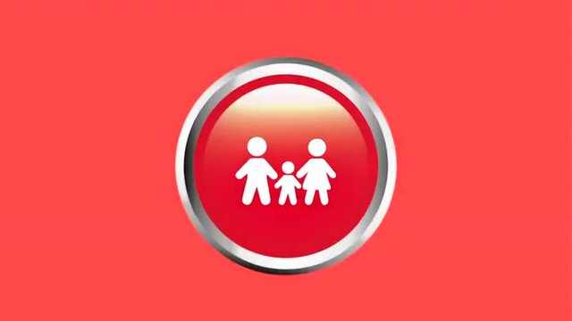 Family icon  design, Video Animation 