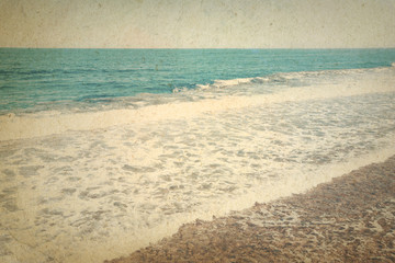 Beautiful sky and blue sea