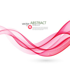 Abstract smooth wave motion illustration