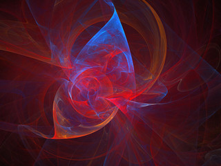 Abstract fractal. Fractal art background for creative design. Decoration for wallpaper desktop, poster, cover booklet. Print for clothes, t-shirt.  Creative illustration for design