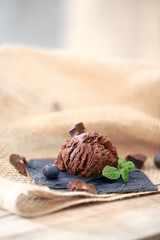 glace au chocolat