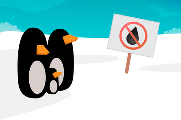 Penguin vector illustration