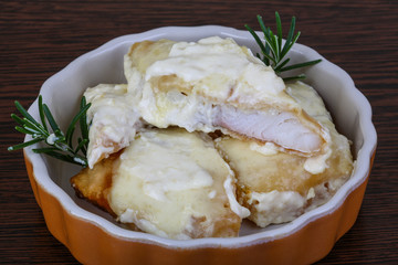 Baked perch