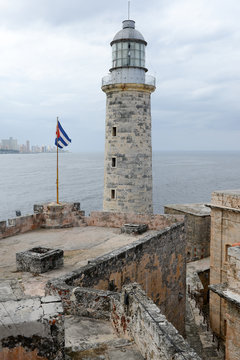 El Morro fortress with the city of Havana in the background