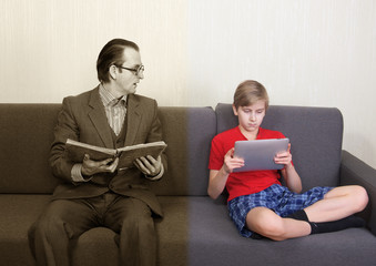Technology gap in different generations concept