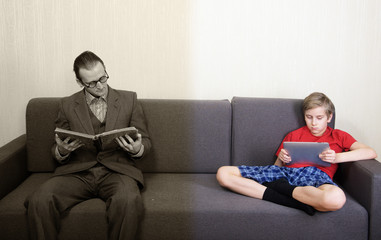 Technology gap in different generations concept