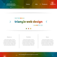 Abstract Creative concept vector website template. For modern web and mobile Applications isolated on background, interface, illustration design, business infographic and social multimedia icon. 