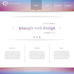 Abstract Creative concept vector website template. For modern web and mobile Applications isolated on background, interface, illustration design, business infographic and social multimedia icon. 