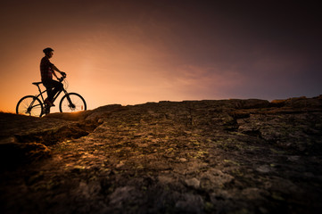 Fototapeta premium Concept vélo tout terrain loisirs
