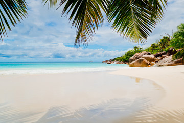 Obraz na płótnie Canvas Anse Lazio beach, Praslin island, the Seychelles