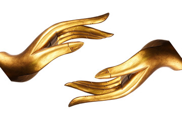 Hand Buddha gold