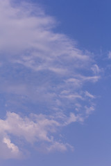 Clouds with blue sky, texture and background