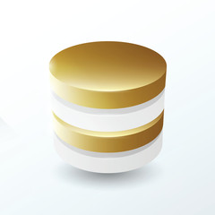 Circles 4 layer  gold color