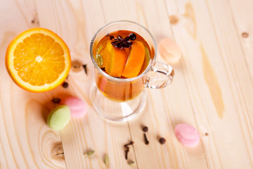 Citrus grog coctail