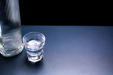 Russian vodka background
