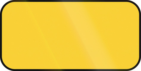 United States MUTCD rectangular template road sign © jojoo64