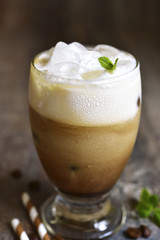 Coffee frappe.