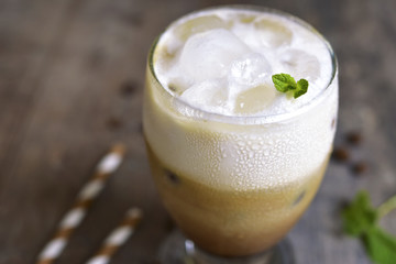 Coffee frappe.