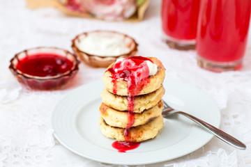 Homemade Cottage Cheese Pancakes