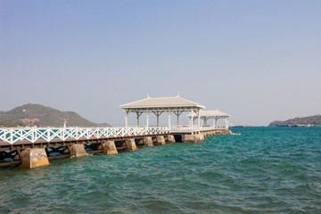 Pier pavilion vintage style.