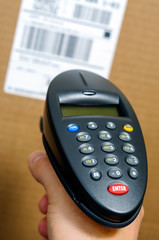 Barcode Scanner Scanning Box UPC Label