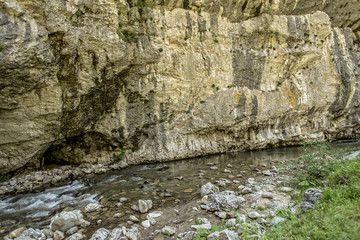 Mountain canyon of Sohodol Valley , Gorj region