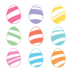 Happy Easter greeting card. Vector illustration. EPS 8.