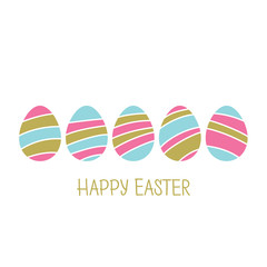 Happy Easter greeting card. Vector illustration. EPS 8.