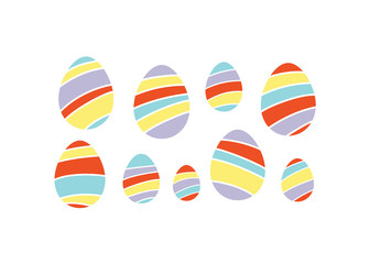 Happy Easter greeting card. Vector illustration. EPS 8.
