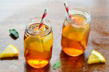 Orange cold drink