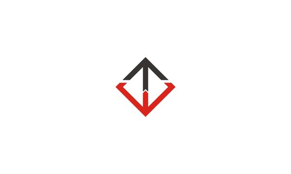 abstract arrows technology logo