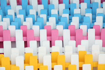 Obraz premium colorful lath,shallow dof.