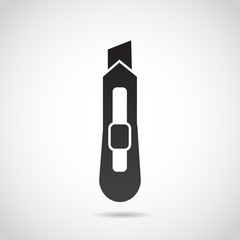 Knife vector icon.
