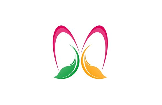 love butterfly logo