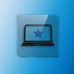 Laptop Vector Icon Illustration