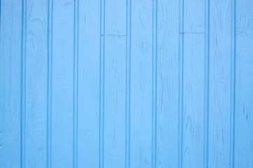 Fototapeta na wymiar wooden planks, palisade blue serenity